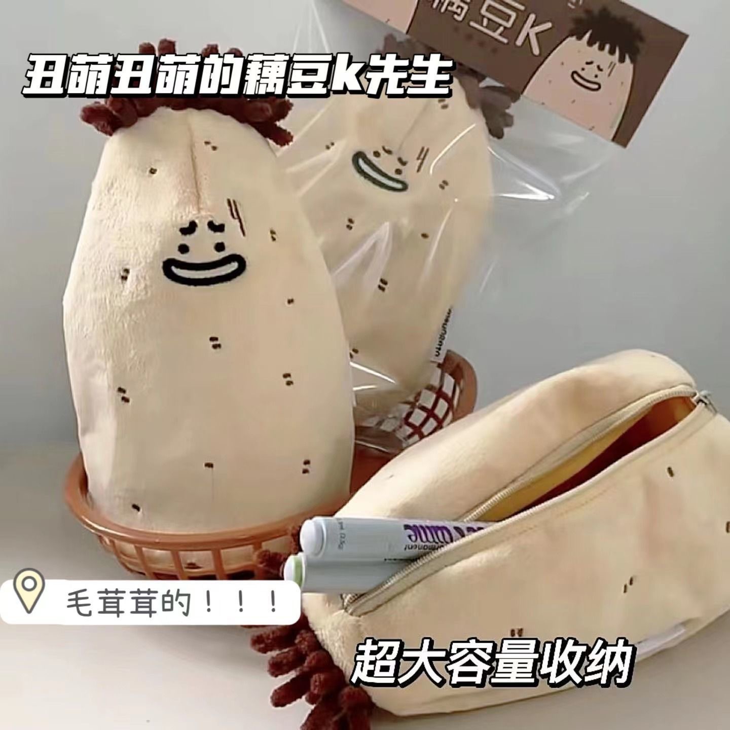 ins藕豆高颜值大容量笔袋大合集初高中小学生少女心可爱文具笔袋